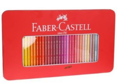 مداد رنگی ۱۰۰رنگ جعبه فلزی فابرکاستل
