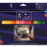 مداد رنگی ۷۲ رنگ ام کیو جعبه مقوایی
